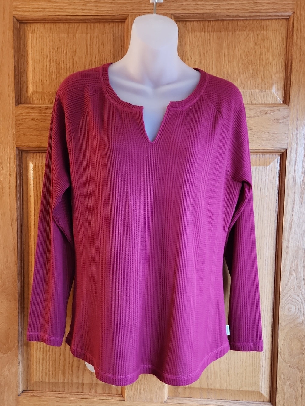 Eddie Bauer Waffle Knit Long-Sleeve Tee